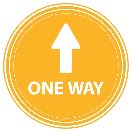 One Way Directional V.3, Yellow, 15, 8640Y